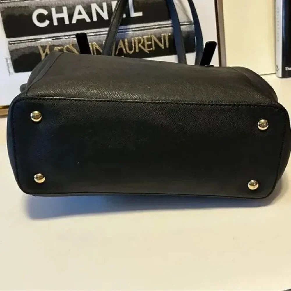 Michael Kors Black Saffiano Leather Tote